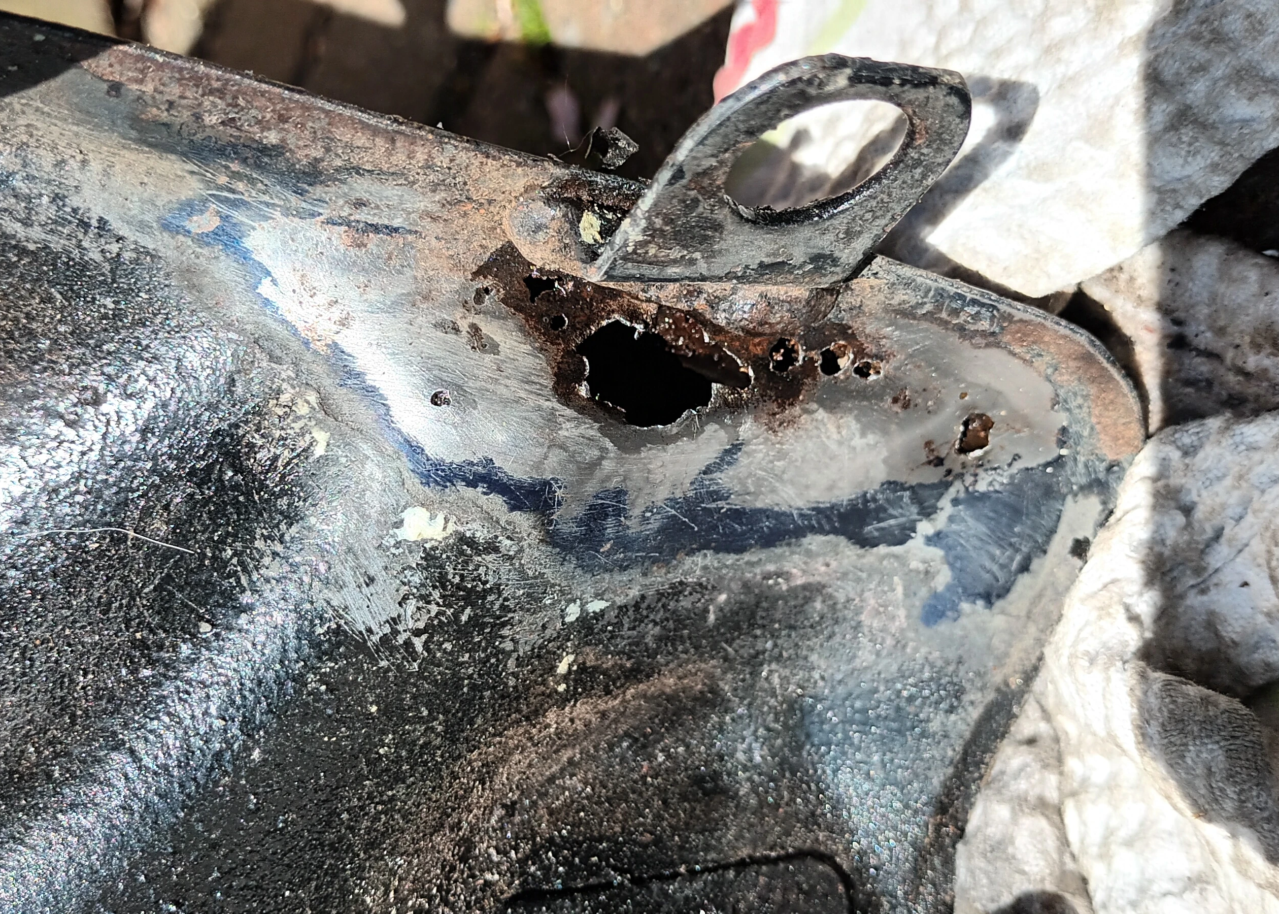 2nd rust hole in fuel tank